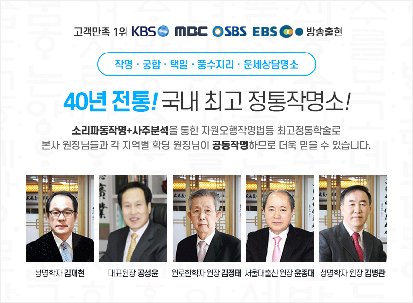 4학자 공동작명